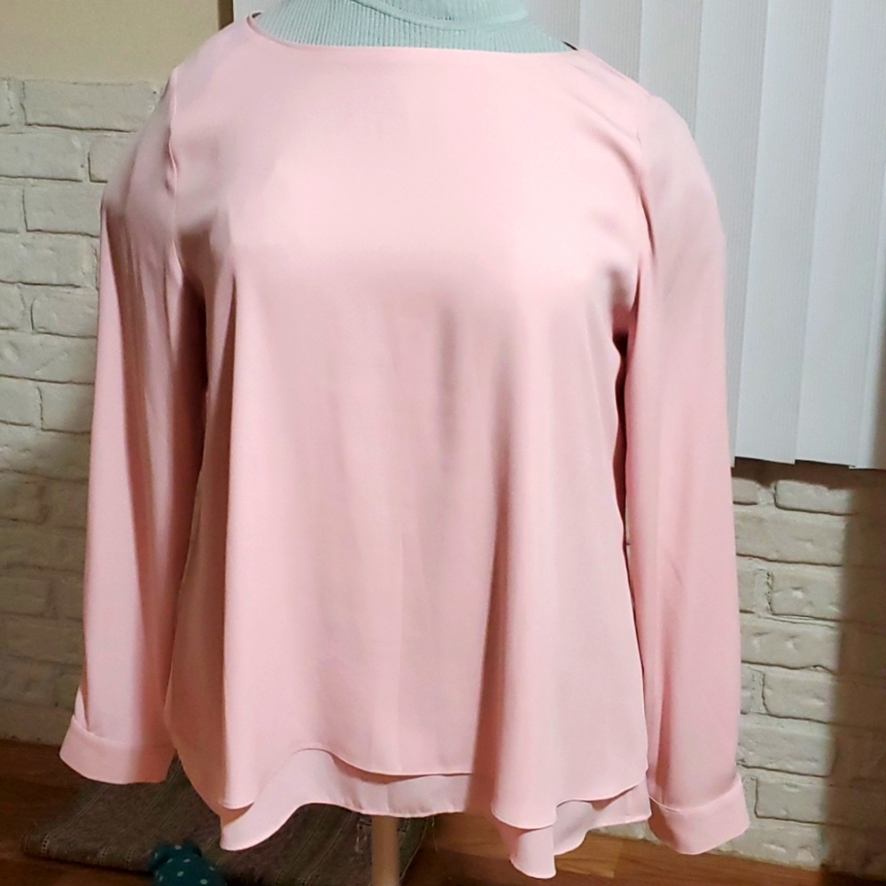 White house Dbl layer blouse